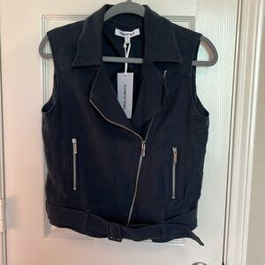 NWT Elizabeth and James Tegan Biker Vest